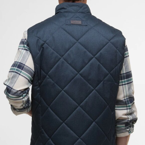 Barbour Finn Gilet Vest Navy - Picture 8 of 9